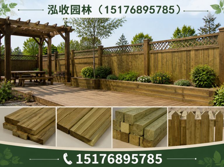 临高防腐木展示图